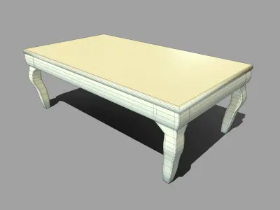 Table Free low-poly 3D model buy