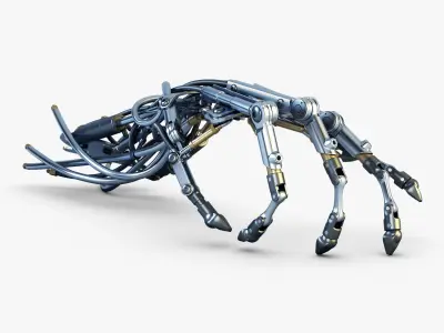 Robotic hand v 2 3D model