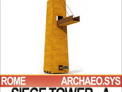 Roman Legionary Siege Tower A 3D model