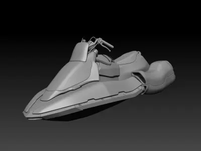 jet ski 3D print model