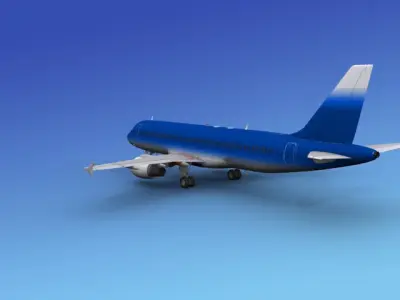 Airbus A320 Corporate 5 3D model