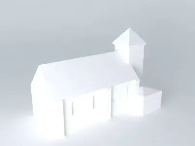 Old Town church Free 3D model
