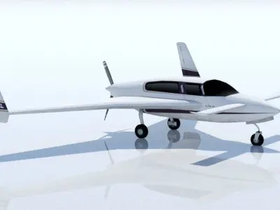 Velocity XL static low poly  Low-poly 3D model