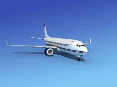 Boeing 737-800E Corporate 4 3D model