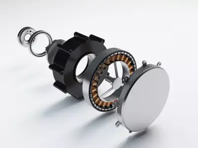 Intelligent Electrical Appliance Motor 3D model