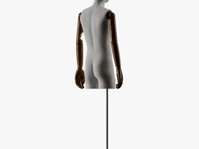 Sewing Male Mannequin 04 3D model