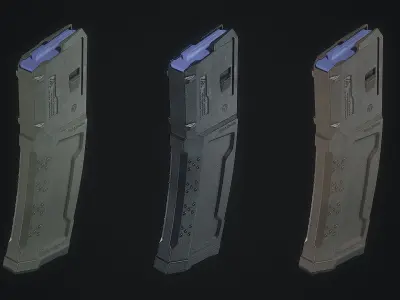 Magazine AR-15 Strike Industries 32 Rounds Low-poly 3D model