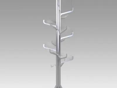 Gravitational descent 3D model