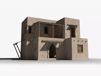 Arab x29 Low-poly 3D model