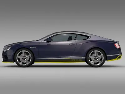  Bentley Continental GT Speed Breitling Jet Team Series 2016 3D model