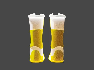 botte pair of boots Free 3D model
