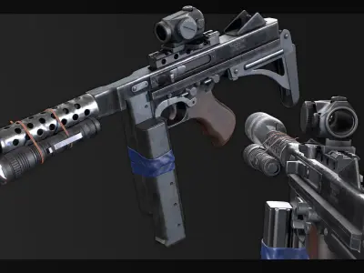 PBR Improvised Tomacuzi - 9 Low-poly 3D model