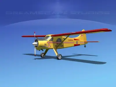 Dehaviland DH-2 Beaver RCAF 3D model