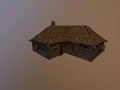 MEDIEVAL HOUSE 1 - LEVEL 1 by RogueFilmProductions 3D model