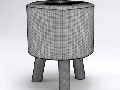 SCANDINAVIAN STOOL Free 3D model