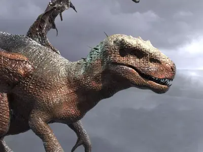 Ancient Jurassic Dragon 3D model