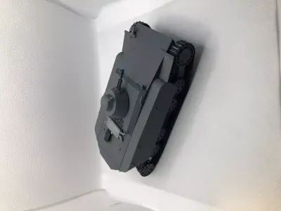 FLOATING TANK F-IV-HII  SCALE MODEL 3D print model