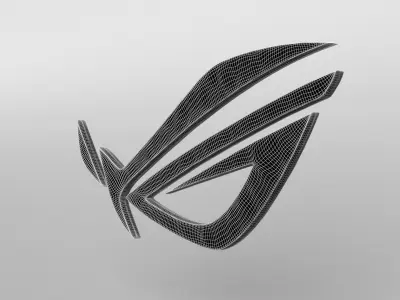 ROG Logo version1 005 Free low-poly 3D model