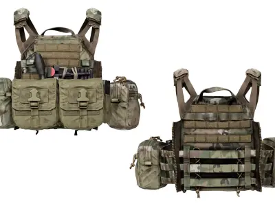CRYE JPC 2 PLATE CARRIER V1 Low-poly 3D model