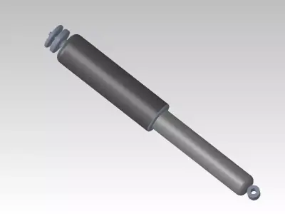 Bus Front Shock Absorber Free 3D model