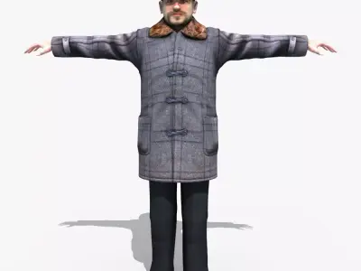 European Man 03 3D model