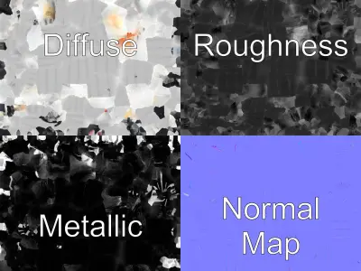 Modern High-Altitude Balloon 3D model pack Low-poly 3D model