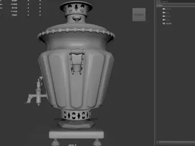 Samovar Free 3D model