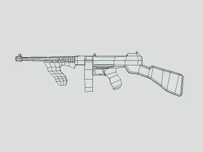 LP Thomson Cartoon Free low-poly 3D model