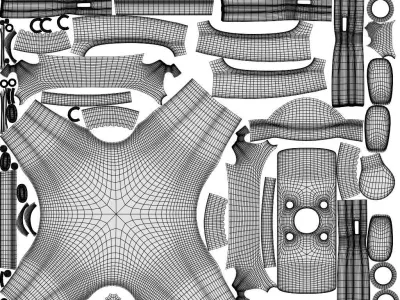 LowPoly and GameReady Consumer Drone Low-poly 3D model