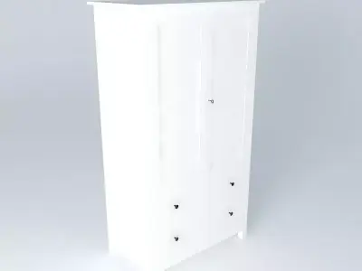 HEMNES wardrobe  Free 3D model