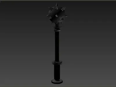 Medieval Weapon Mace Low-poly 3D model