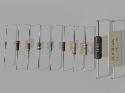 Resistor 3D model