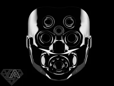 TitanFall 2 Pilot Sci fi mask 3D print model