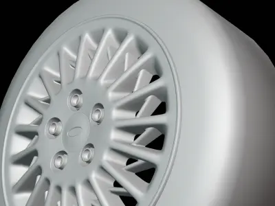 Ford EF Fairmont Low-poly 3D model