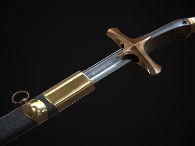 Mameluke sword 3D model