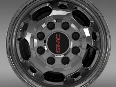 GMC Sierra 2500HD 2wd crew2009 rim 3D model
