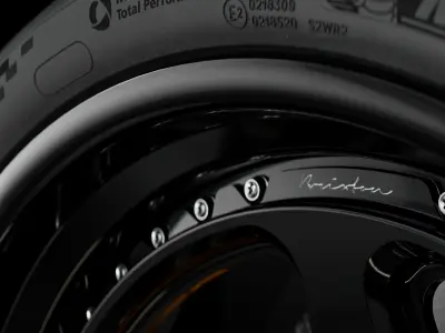 Michelin Pilot Sport 4S 355 25 ZR21 107Y 3D model