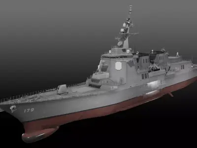 JS Maya DDG-179 3D model
