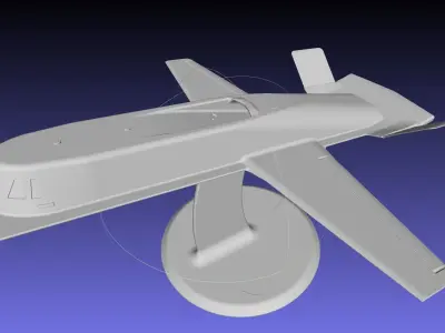 Northrop Tacit Blue Early US Stealth Plane Prototype 3D print model