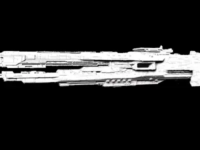 Strident Class Heavy Frigate 3D model