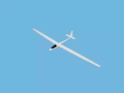ASW 17 3500mm span Scale Sailplane Model 3D print model
