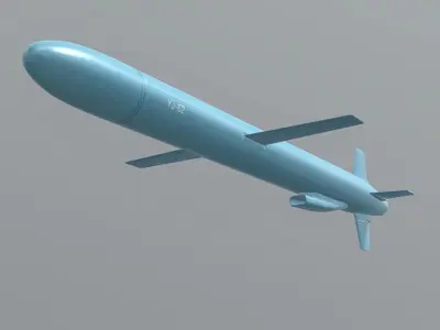 YJ-62 Chinese Anti-Ship Cruise Missile 3D model