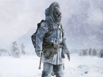 Snow Survivor Low-poly 3D model