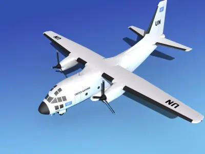 Alenia C-27A Spartan UN 3D model