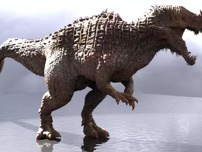 Viking Dinosaur 3D model