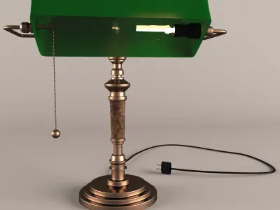 desk lamp Free 3D model 18