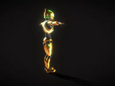 Legendary Robot - Free Low Poly 3d model Free low-poly 3D model