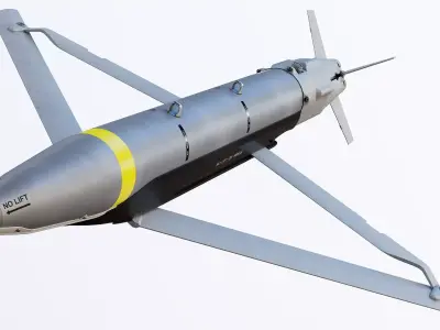 GBU-39 Small Diameter Bomb Low-poly 3D model