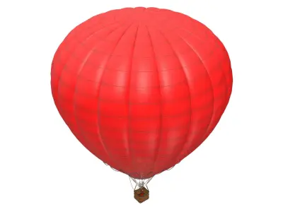 hot air balloon 3D model