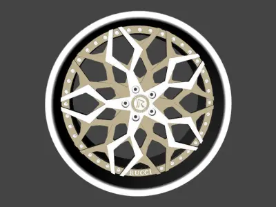 WHEEL BASED RUCCI FORGED HASHASH  Low-poly 3D model